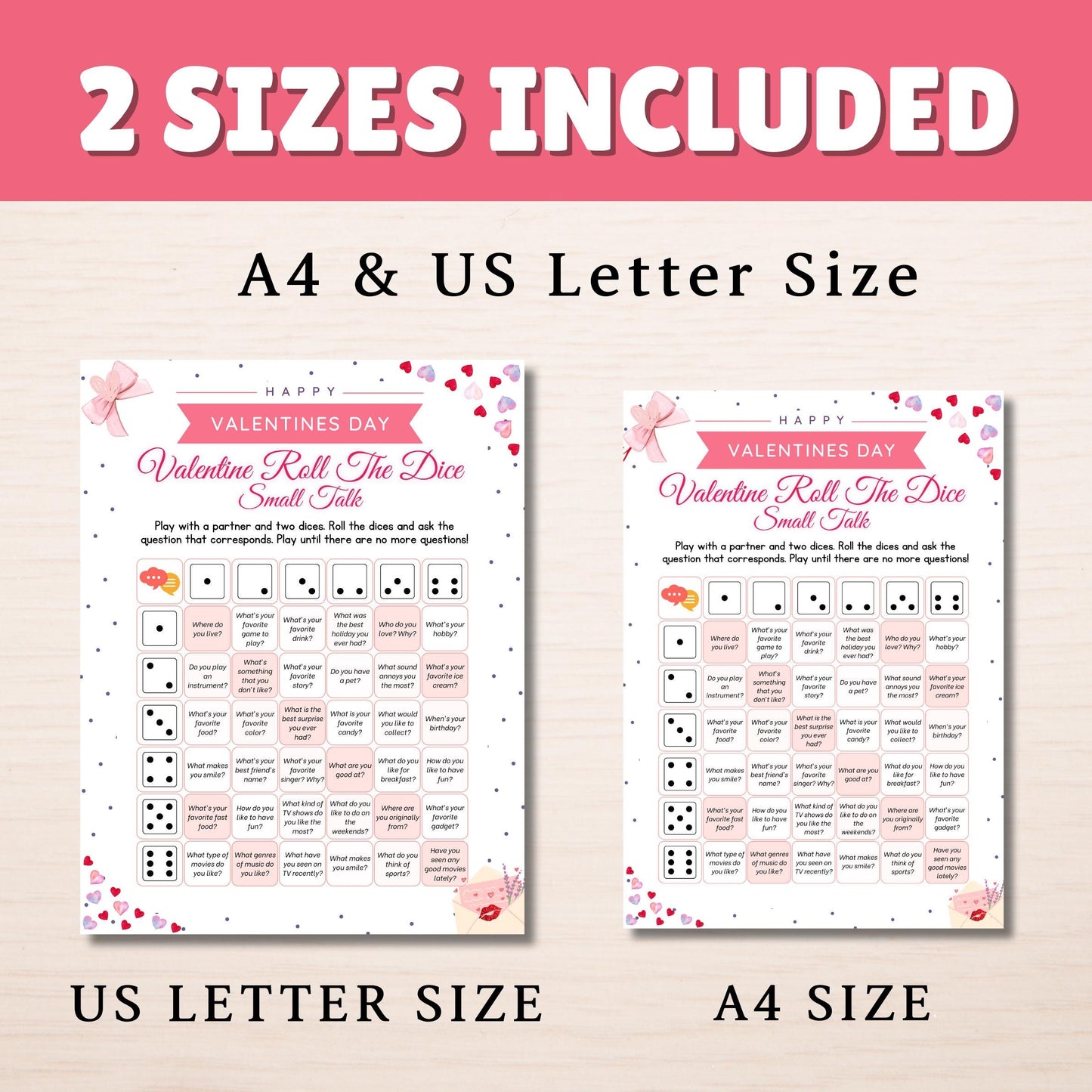 Valentine’s Day & Galentine’s Printable Games Bundle | Fun Games for Kids And Adults | Party Activities, Emoji Quizzes, Trivia And More