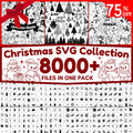8000+ CHRISTMAS ULTIMATE BUNDLE, 8000+ Designs, Christmas svg, Winter svg, Cut Files Cricut, Silhouette, Christmas Gnome, Tree & Snowman