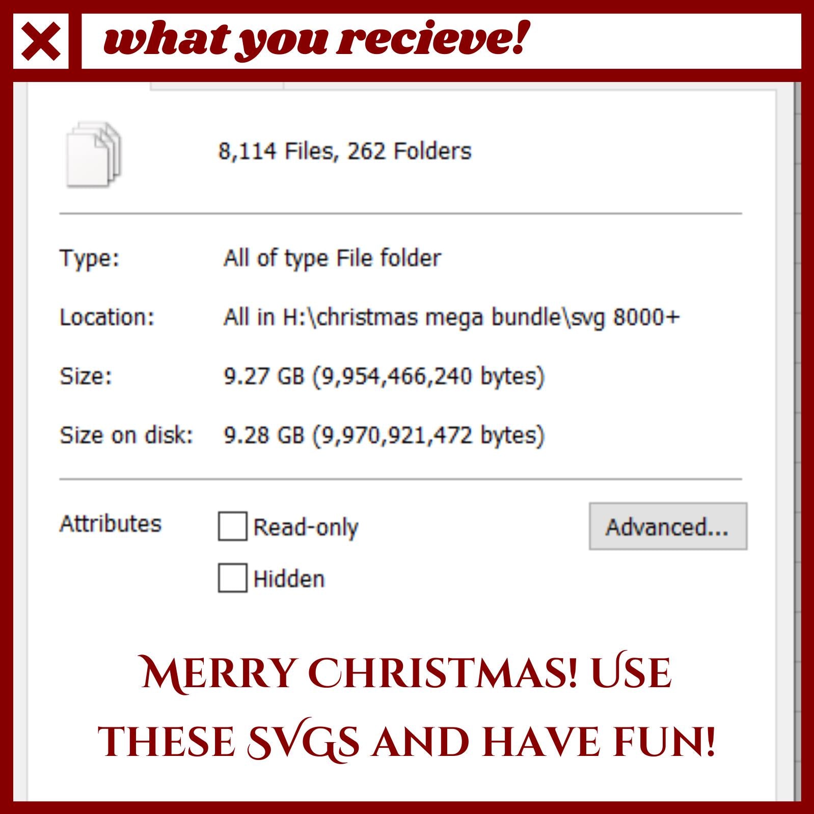 8000+ CHRISTMAS ULTIMATE BUNDLE, 8000+ Designs, Christmas svg, Winter svg, Cut Files Cricut, Silhouette, Christmas Gnome, Tree & Snowman