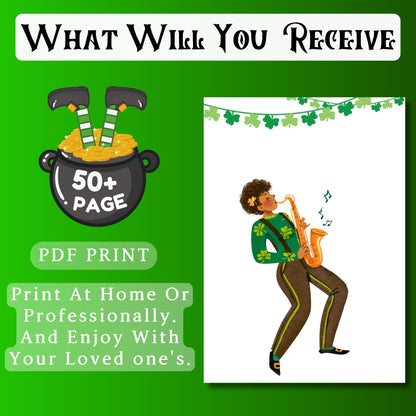St. Patrick's Handprint | Footprint Craft Bundle, Leprechaun & Clover Handprint Art | Preschool Craft for Kids,  Printable St. Patrick’s Day