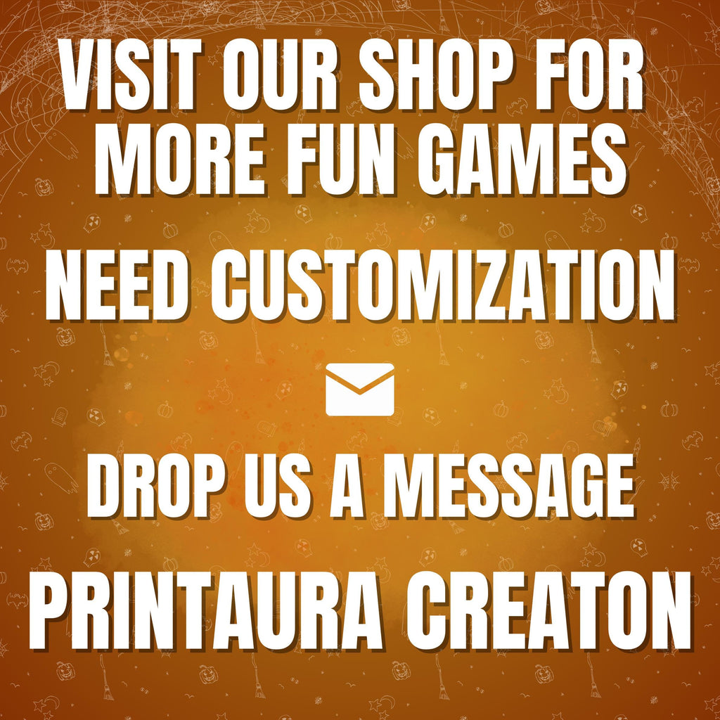 200+ Halloween Games Bundle | Fun Printable Activities for Kids, Teens and Adults | Party Game, Puzzle, Bingo, Trivia, Scavenger Hunt & More