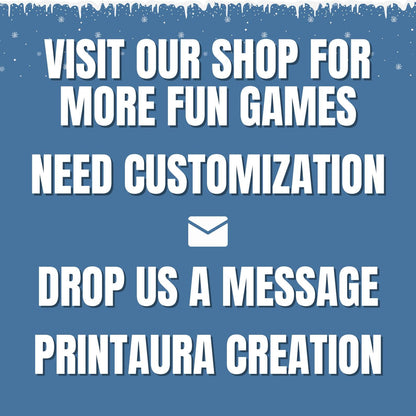 Indoor Christmas Treasure Hunt, Christmas Scavenger Hunt, Christmas Game For Kids & Adults, Christmas Clue Cards For All Ages, Xmas Riddles