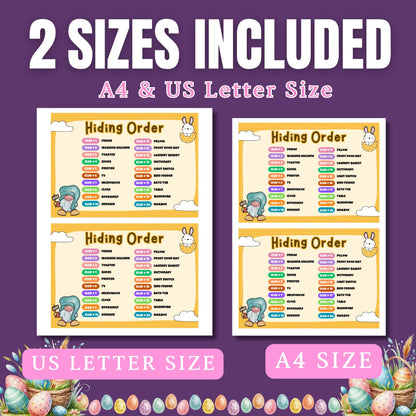 Easter Scavenger Hunt | Fun Printable Treasure Hunt Game | Easter Egg Hunt Clues for Kids & Families | Party Activity | Instant Download