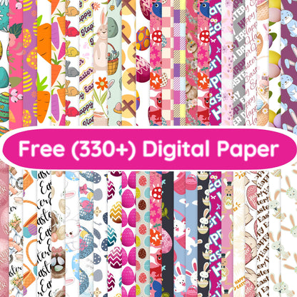Easter Mega Bundle, Games | Activities, Fun Party for Kids & Adults, Scavenger Hunt, Friendly Feud, Coloring Pages, Clipart | Digital Paper