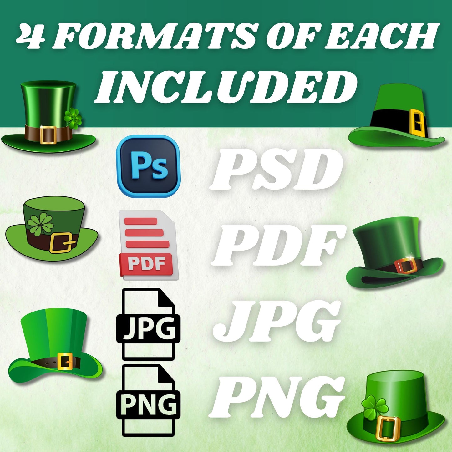 Leprechaun Hat Add Your Own Face | St. Patrick’s Day Photo Prop | DIY Irish Costume | Fun Printable Party Accessory | Instant Download