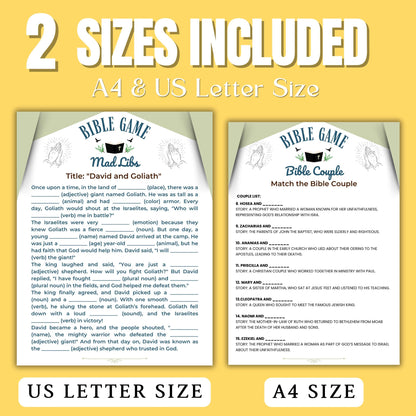 Bible Games Mega Bundle Printable – 50+ Fun Christian Activities for Kids & Adults | 180+ Pages PDF for Church, Family, Sunday School