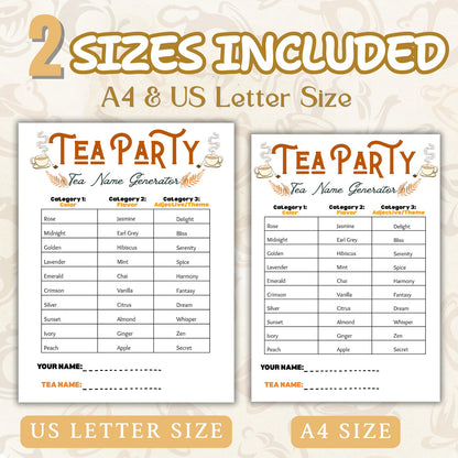 Tea Party Games Super Bundle | 50+ Printable Activities for Garden, Bridal & Ladies Tea Party | Trivia, Riddles, Icebreakers, Office Party