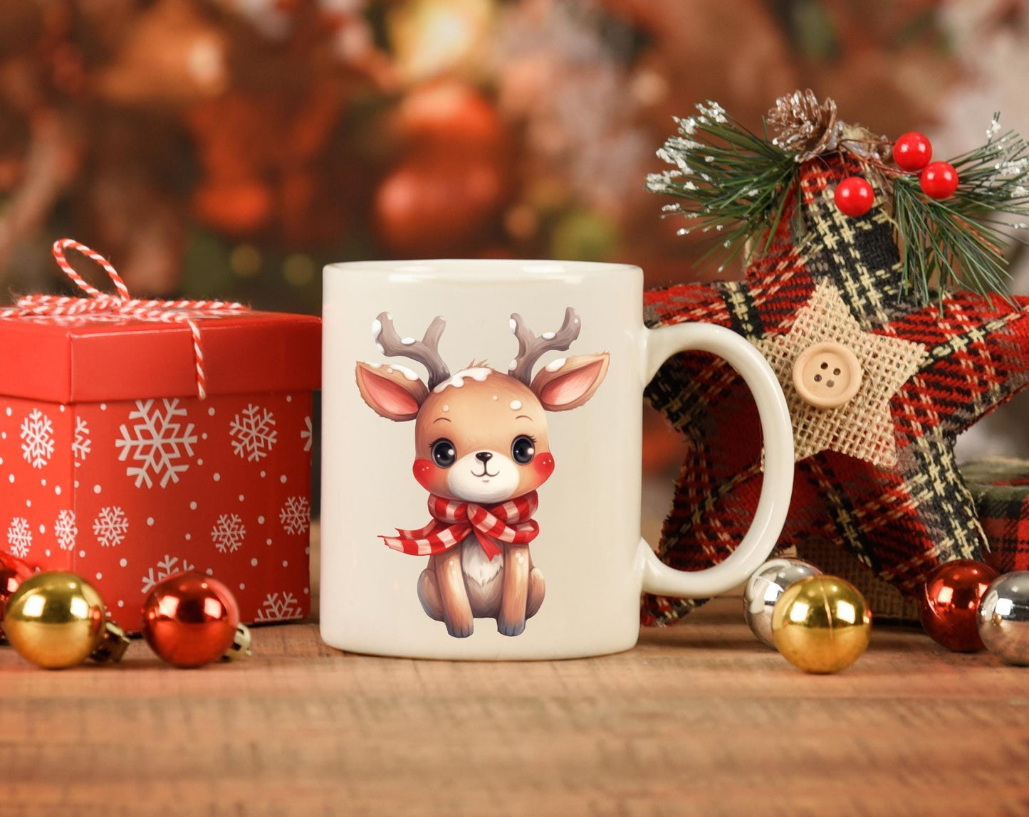 2200+ Christmas Clipart Bundle, Cute Santa Clipart, Reindeer, Snowman, Elf, Winter Holiday Clipart, PNG Festive, Xmas PNGs, Commercial Use