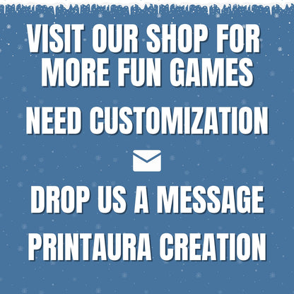 50+ Christmas Games Bundle, Christmas Family Party Games, Printable Christmas Games for Kids & Adults, Xmas Class Activities, office Party