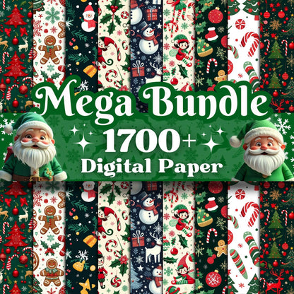 PLR MRR Christmas Mega Bundle 20000+ | Whole Shop License | SVGs, Clipart, Papers, Tumbler Wraps | Resell Digital Holiday Kit 2025 Edition