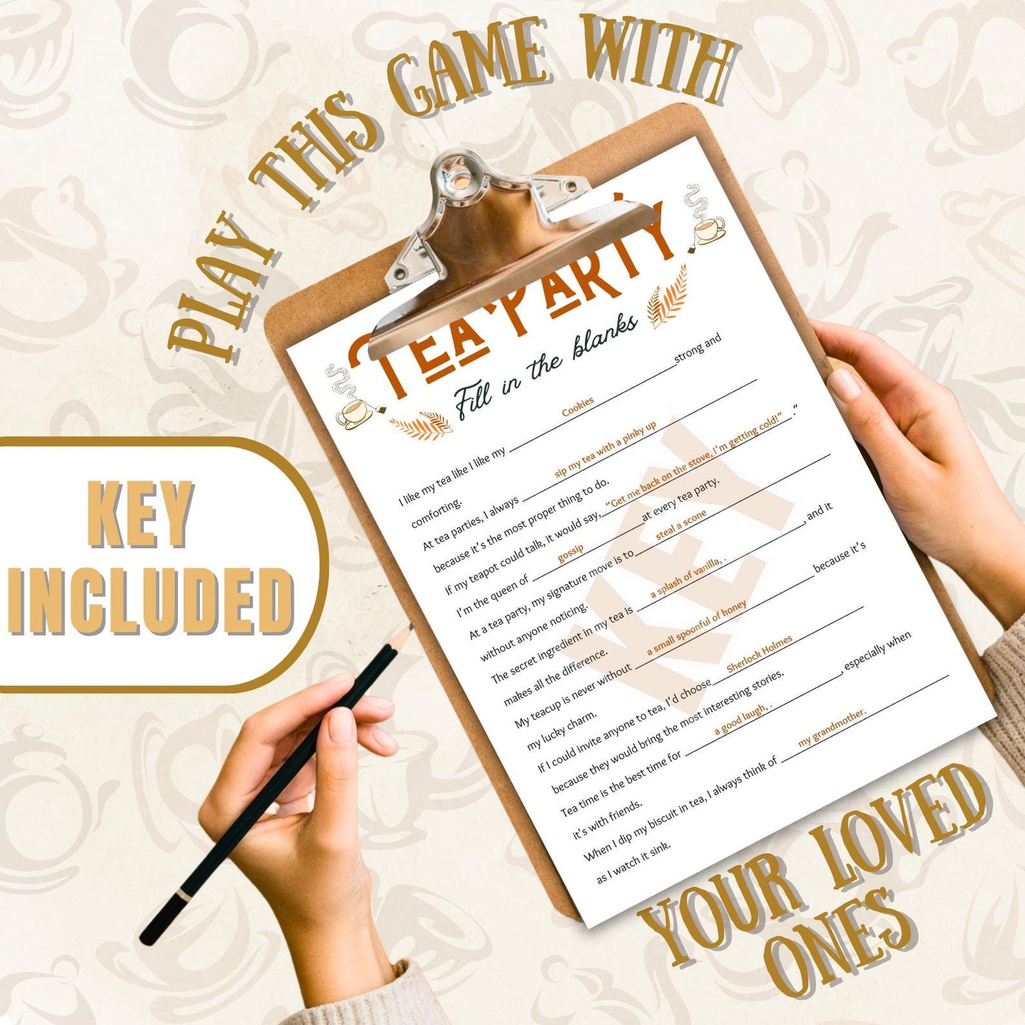 Tea Party Games Super Bundle | 50+ Printable Activities for Garden, Bridal & Ladies Tea Party | Trivia, Riddles, Icebreakers, Office Party