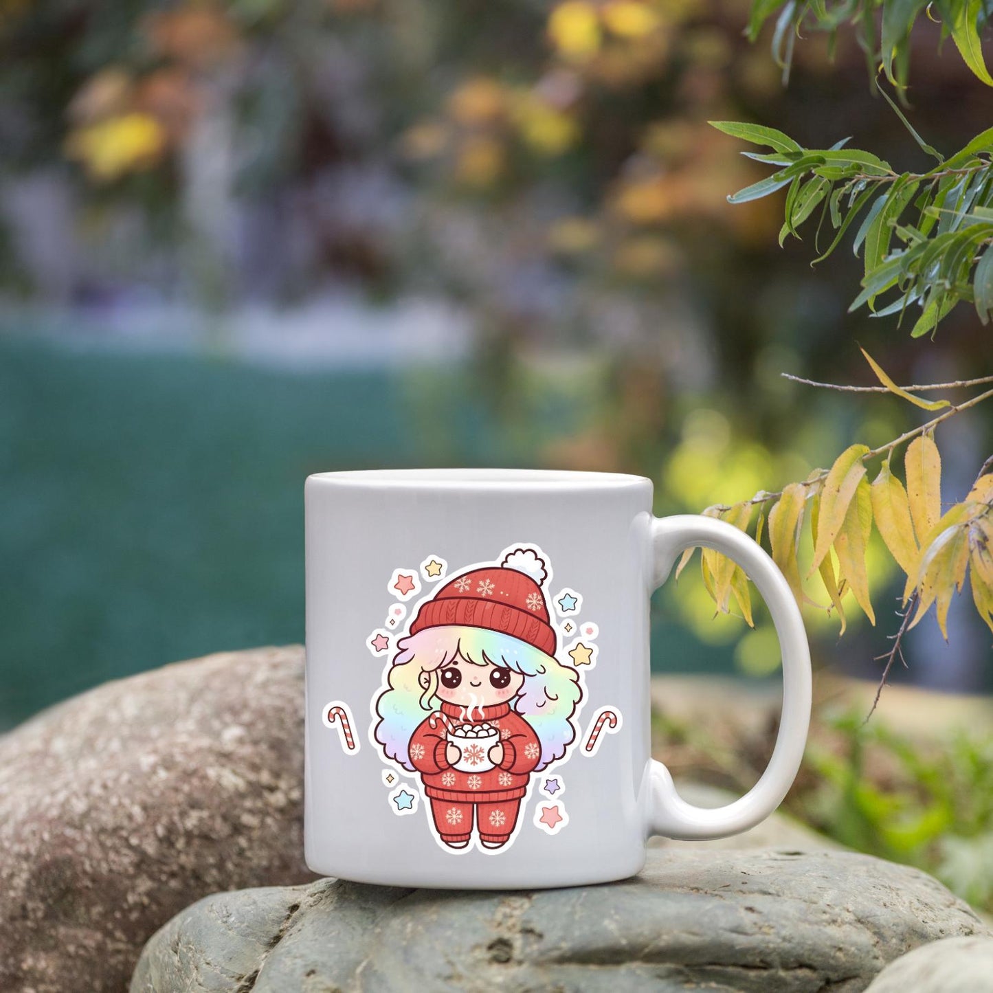 Kawaii Christmas Clipart Bundle – 200+ Cute PNGs for Sublimation, Stickers, Crafts, T-Shirts, Mugs, Cards, Planners & Holiday DIY Projects