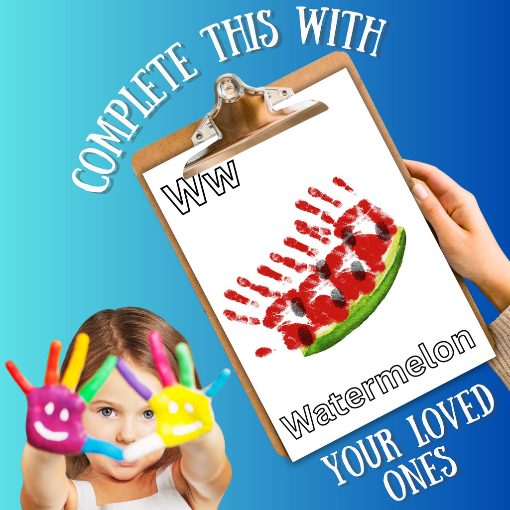 Alphabet Handprint Art Bundle, Handprint Alphabet Book Template, Preschool & Kindergarten Craft, Pre-K Letter Activity, Classroom Art Fun