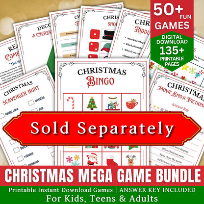 2200+ Christmas Clipart Bundle, Cute Santa Clipart, Reindeer, Snowman, Elf, Winter Holiday Clipart, PNG Festive, Xmas PNGs, Commercial Use