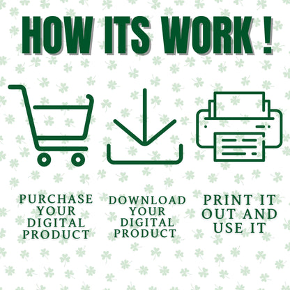 St Patrick's Day Games | St Patricks Games | St Patty's Day Game | St Patricks Party Games | Printable St Patricks Games Kids Teens Adults