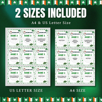 St. Patrick's Day 5 Second Challenge Game | 100+ Quick-Thinking Cards | Fun Party Game for Kids, Adults & Families, St. Paddy's Day Activity