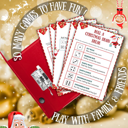 Roll A Christmas Printable Game, Christmas Dice Game For Kid & Adults, Dice Christmas Bundle For Family And Office Party Fun, Roll A SnowMan