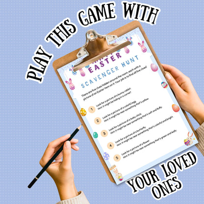 Easter Scavenger Hunt | Fun Easter Treasure Hunt | Printable Easter Game for Kids & Family | Easter Activity | Instant Download PDF
