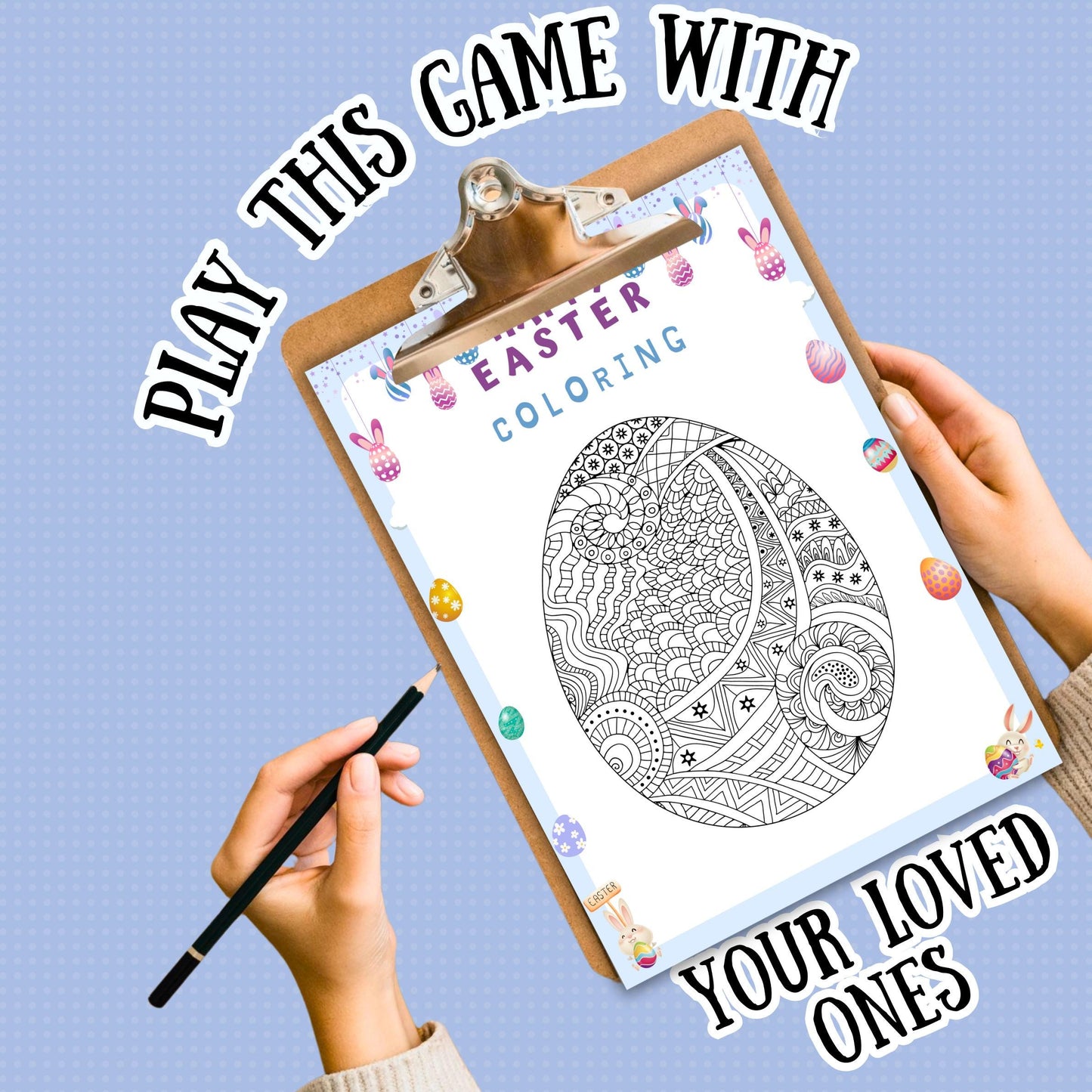 Easter Coloring Pages | 30 Printable Easter Coloring Sheets | Fun Kids Activity | Easter Bunny, Eggs, Spring Coloring | Instant Download