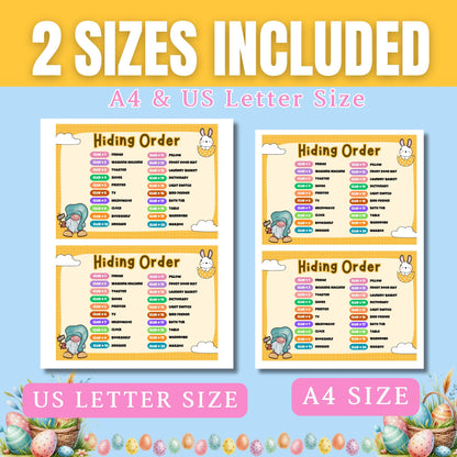 Easter Scavenger Hunt | Fun Easter Treasure Hunt Game | Printable Clue Hunt for Kids & Adults | Easter Party Activity | Instant Download