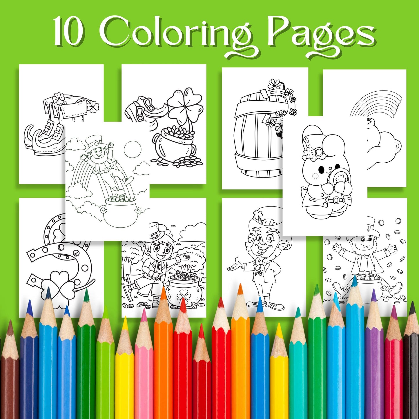 St. Patrick's Day Games Bundle | 60+ Printable Games for Kids & Adults | St. Patrick's Day Classroom Fun, Leprechaun Games, Party Activities