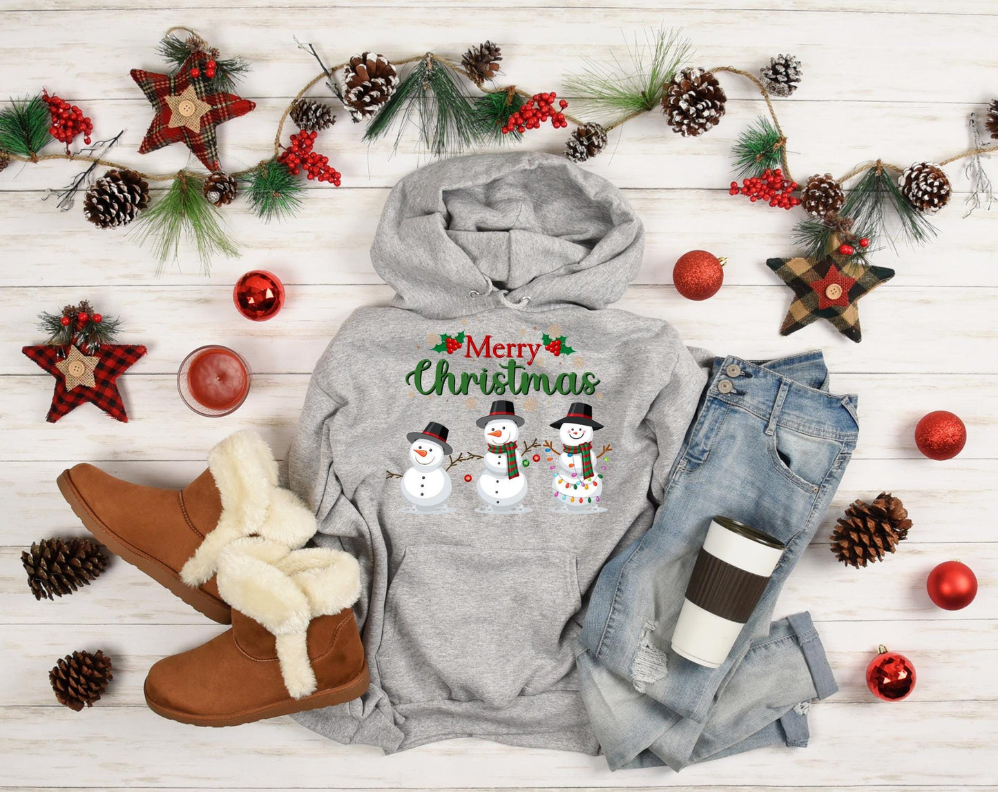 2200+ Christmas Clipart Bundle, Cute Santa Clipart, Reindeer, Snowman, Elf, Winter Holiday Clipart, PNG Festive, Xmas PNGs, Commercial Use