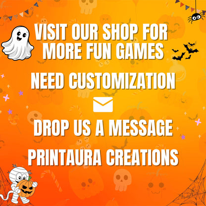 Halloween Trivia Game Bundle | Fun, Educational Halloween Quiz Pack for Kids, Teens & Adults | Printable Party Games for Family | Classroom