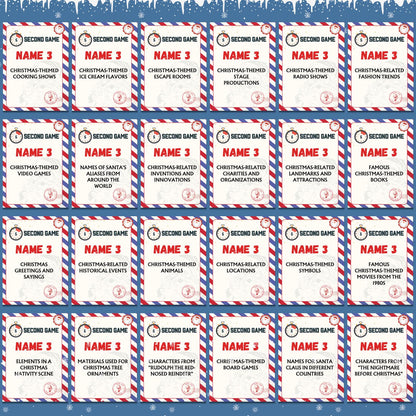 Christmas 5 Sec Game, Christmas Activity For Kids & Adults, Fun Christmas Party And Office Game, Printable Christmas Game, Xmas Card Games