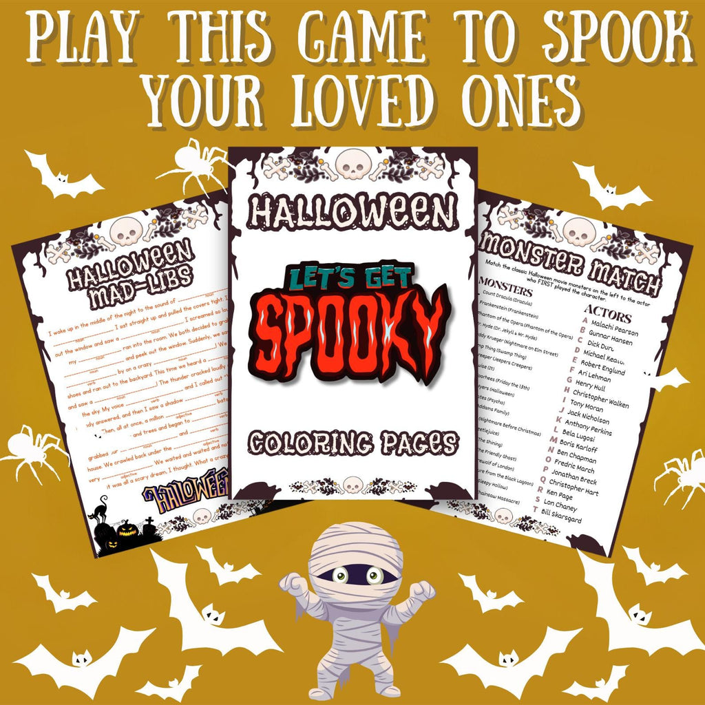 120+ Halloween Games Mega Bundle For Adults Teens & Kids | Halloween Printable Party Games | Halloween Family and Classroom Activities