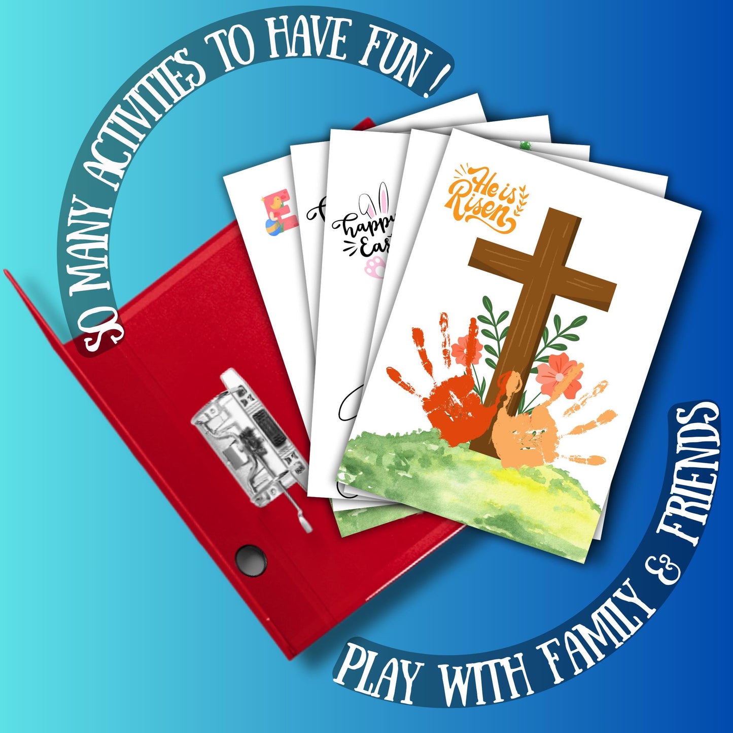 Easter Handprint & Footprint Craft Bundle, DIY Easter Art for Kids and Toddlers | Printable Handprint Keepsake, Baby Memory Craft, DIY Craft