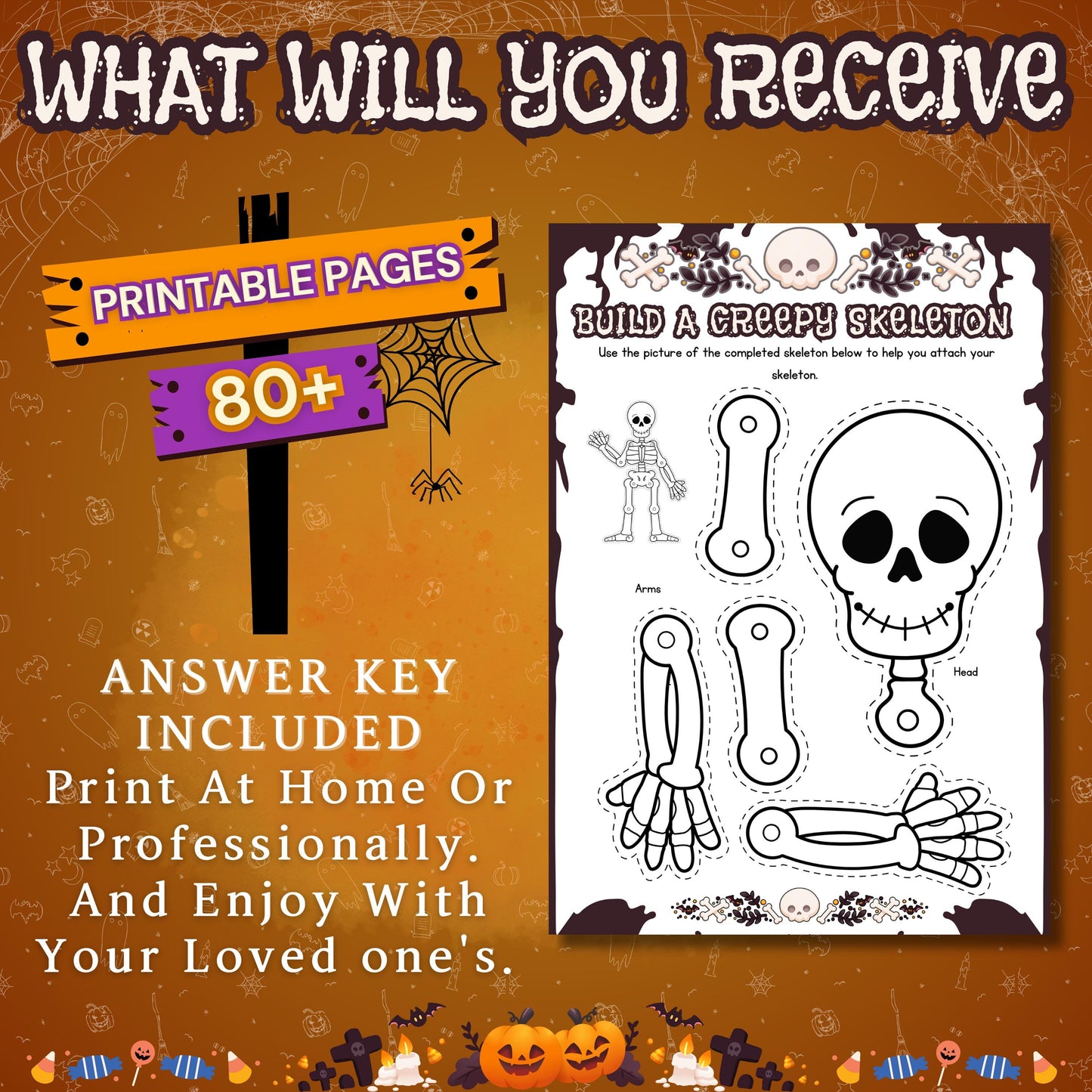 Halloween Printable Games For Kids Adults & Teens | 80+ Halloween Party Game Bundle 2025 |Spooky Games Pdf For All Ages | Digital Download