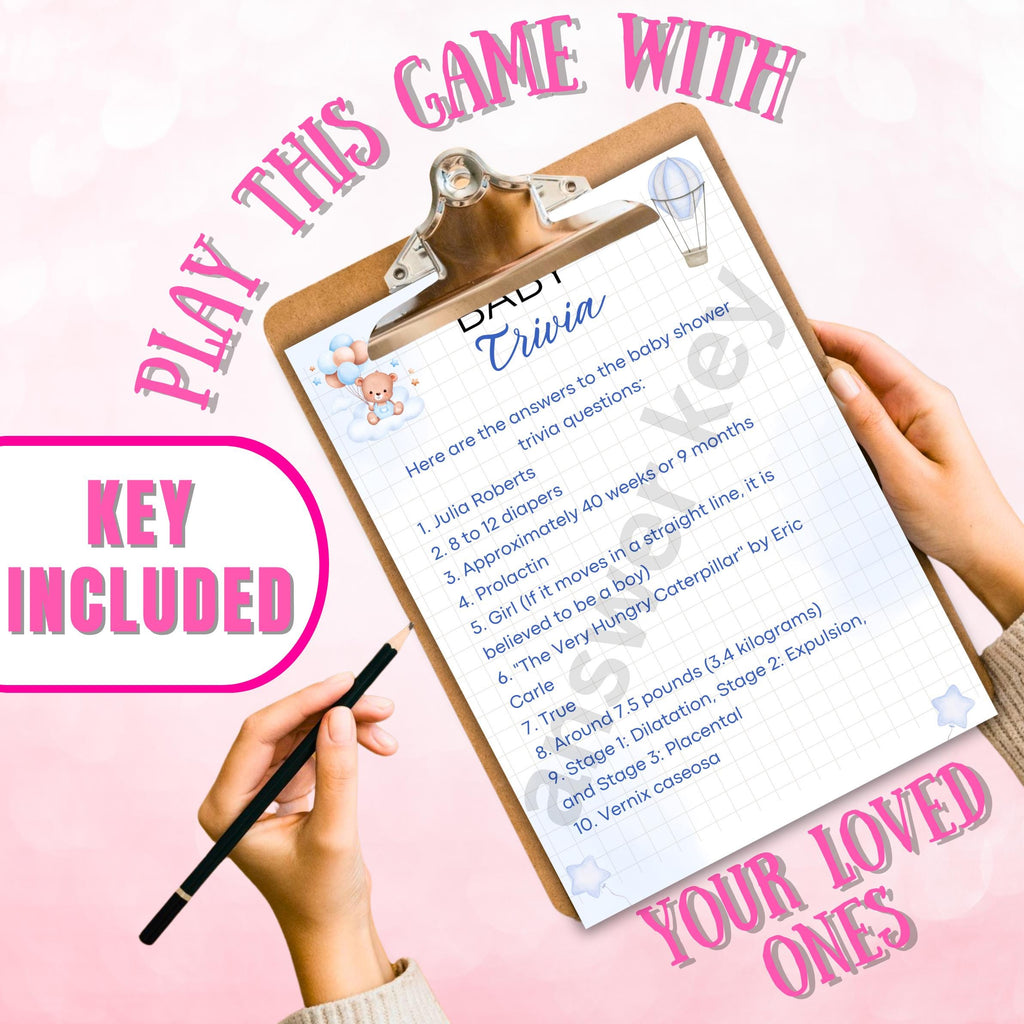 Baby Shower Games Bundle | Printable Baby Shower Activities & Games | Instant Download Party Game Pack | Fun Baby Games for Boys and Girls