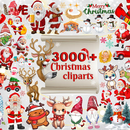 Christmas PLR MRR Mega Bundle 20000+ | Whole Shop License | SVGs, Clipart, Papers, Wraps | Resell Digital Holiday Files, Art & Designs