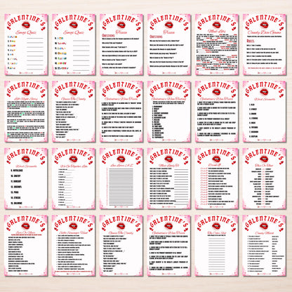 Galentine's Party Games | Galentines Games | Valentines Day Games | Valentines Game | Galantines Printable Game | Valentines Games Printable