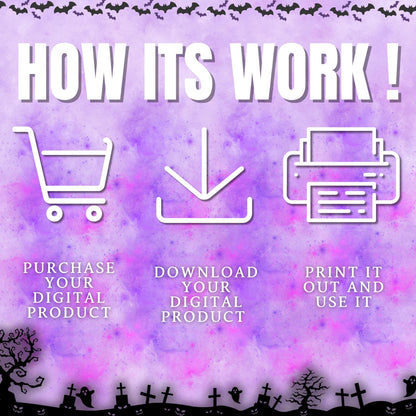 Halloween Haunt Questions Game | 64+ Spooky Trivia Cards | Fun Printable Game for Parties & Family Gatherings | Halloween Party Essentials