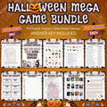 120+ Halloween Games Mega Bundle | Printable Halloween Games for Kids, Adults, Teens | Halloween Party Activities & Classroom Fun