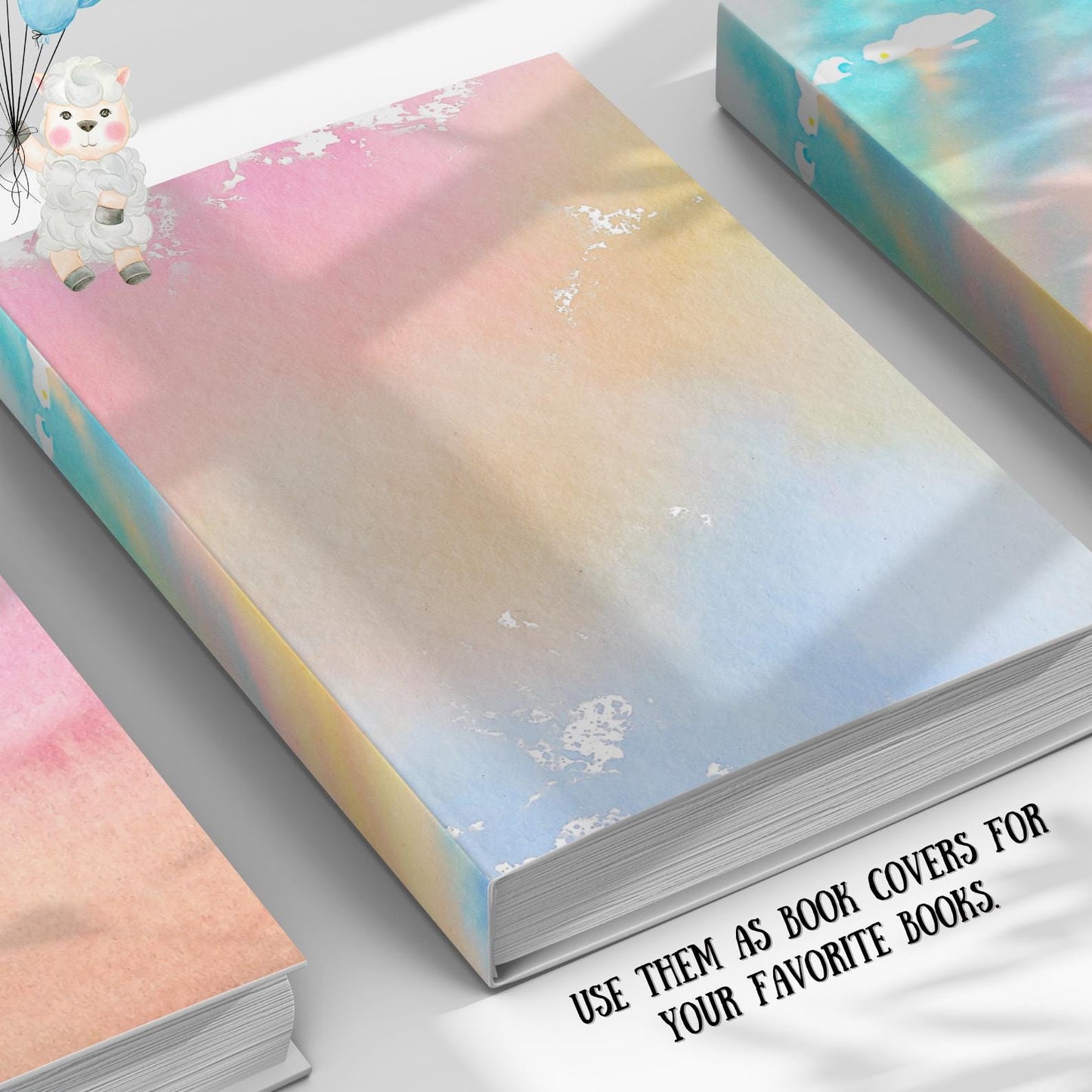 Pastel Watercolor Digital Paper Pack 180+ Seamless 12x12 Backgrounds, 300 DPI Textures for Scrapbooking, Invitations, Sublimation & Crafts