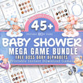 Baby Shower Games Bundle Printable | 45+ Fun Baby Shower Activities | Boy Girl Gender Neutral | Instant Download PDF + Bonus Alphabet