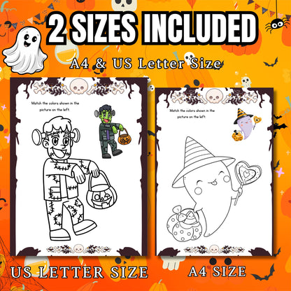 Halloween Coloring Pages | Spooky & Fun Printable Designs for Kids | Festive Halloween Art for All Ages | Instant Download | Classroom FUN