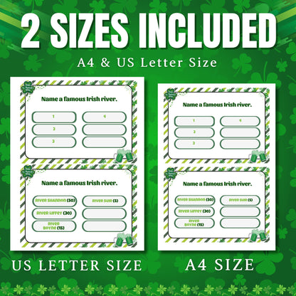 St. Patrick’s Day Family Feud Game, St. Patrick’s Day Trivia Feud, St. Paddy’s Day Party Game, St. Patty’s Day Feud, St. Patrick's Day Game