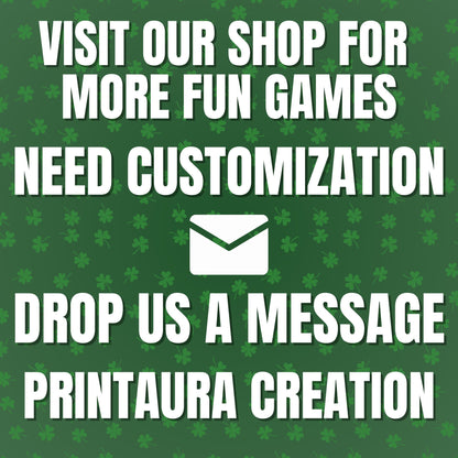 St. Patrick's Day 60+ Game MEGA BUNDLE, Fun St. Patrick's Day Party Games for Adults & Seniors, St. Paddy's Day Activities, St. Pat's Games