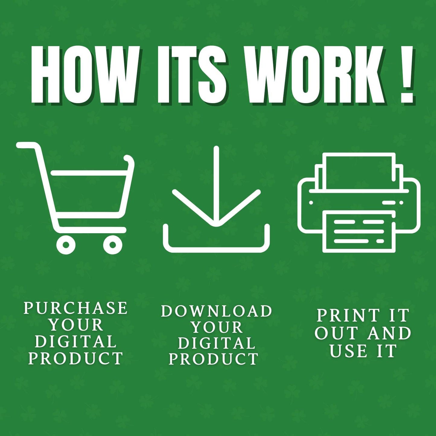 St Patricks Digital Paper Pack - Printable graphic design patterns, backgrounds, green papers, lucky shamrocks, Irish tartan plaid papers