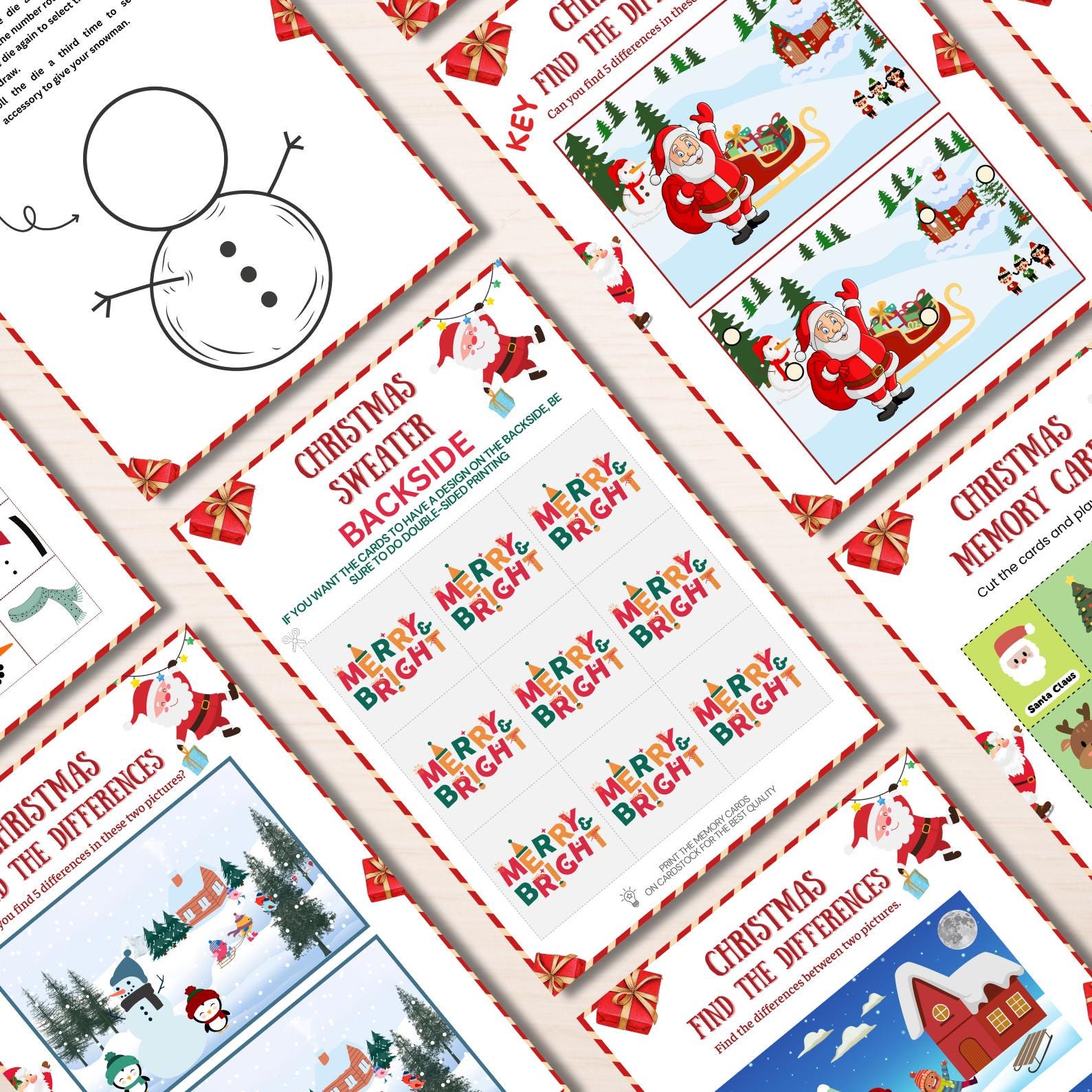 120+ Christmas Games Bundle, Christmas Party Games, School Christmas Game, Christmas Games Printable, Office Christmas,Family Christmas Game