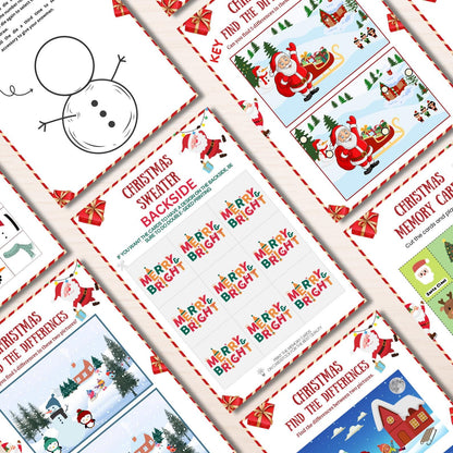 120+ Christmas Games Bundle, Christmas Party Games, School Christmas Game, Christmas Games Printable, Office Christmas,Family Christmas Game