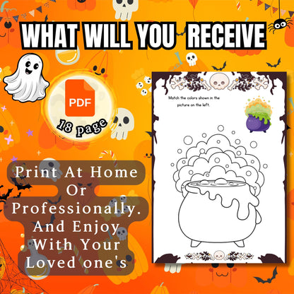 Halloween Coloring Pages | Spooky & Fun Printable Designs for Kids | Festive Halloween Art for All Ages | Instant Download | Classroom FUN