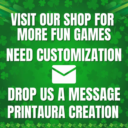 St. Patrick’s Day Family Feud Game, St. Patrick’s Day Trivia Feud, St. Paddy’s Day Party Game, St. Patty’s Day Feud, St. Patrick's Day Game