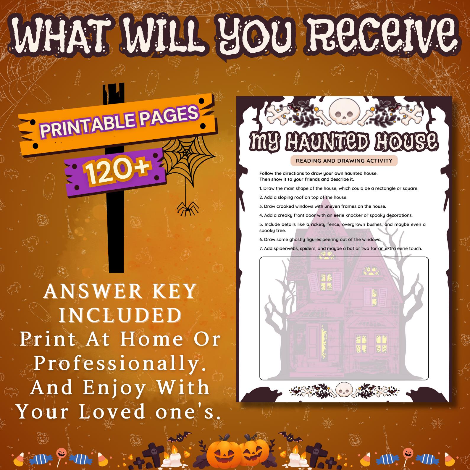 120+ Halloween Games Mega Bundle For Adults Teens & Kids | Halloween Printable Party Games | Halloween Family and Classroom Activities