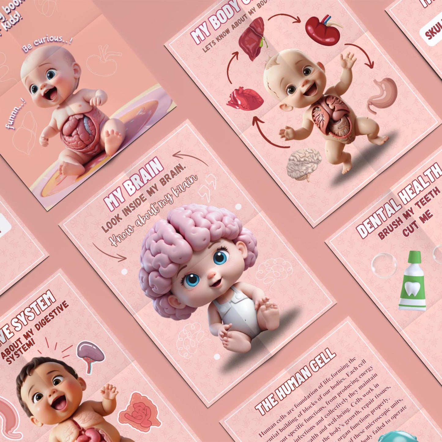 Human Anatomy Busy Book Printable | Preschool Worksheets & Toddler Activities | Homeschool Curriculum and Early Learning Anatomy Resources