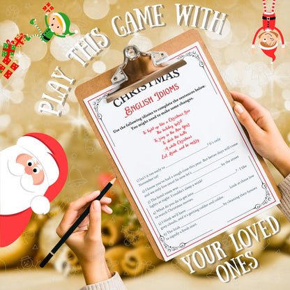 50+ Christmas Games Bundle, Christmas Party Games, School Christmas Game, Christmas Games Printable, Office Christmas, Family Christmas Game