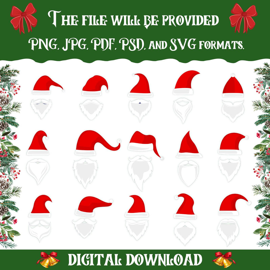 100+ Christmas Add Your Own Photo Elf Yourself PNG Bundle | DIY Elf Face Templates for Kids & Family Crafts | Fun Holiday Decor And Gifts